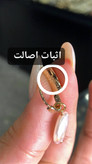 سرویس طرح فلامینگو با مروارید باروک ژوپینگ اورجینال | طلایی